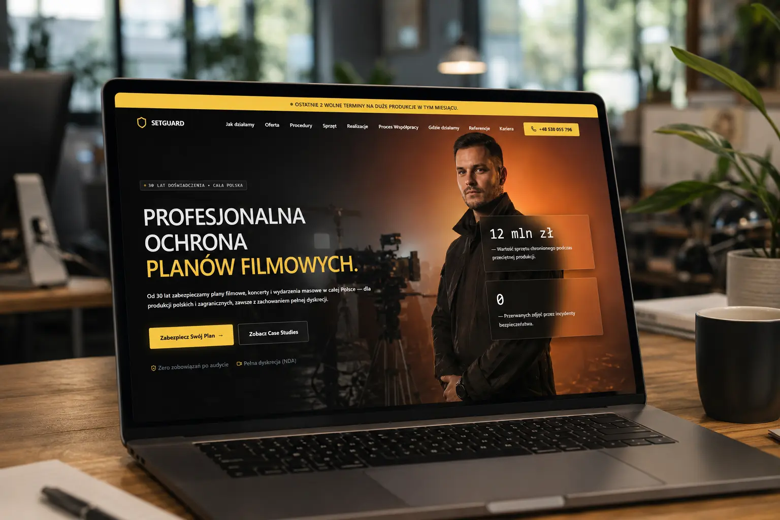 Setguard 30 lat bez strony www – Pierwsza strona w wynikach Google w kilka dni.